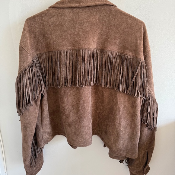 Suede Cowgirl with Fringe Jacket - Picture 1 of 2